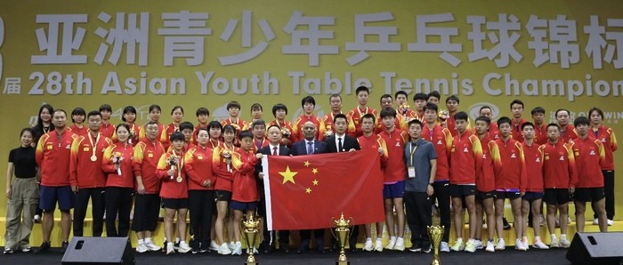 亞青賽｜中國少年團體奪三冠