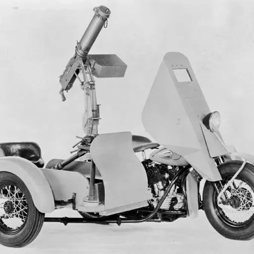 二戰哈雷機槍摩托車，產量稀少的裝備